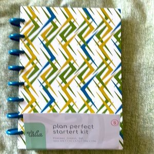 Planner Talia Plan Perfect Starter Kit. Junior 5.5”x8.5”. Carrying pouch